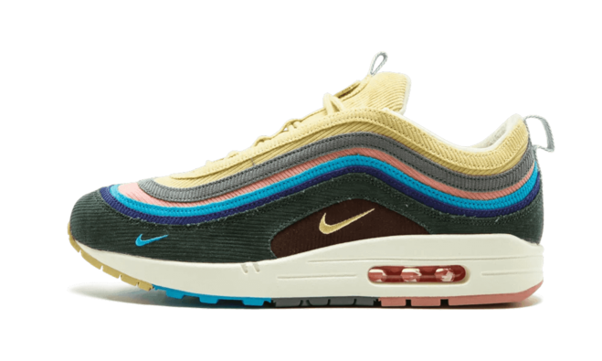 Women's Nike Air Max 1/97 VF SW, Sean Wotherspoon LT BLUE FURY/LEMON WASH, On Sale Now!