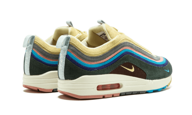 Grab a Pair of Men's Nike Air Max 1/97 VF SW Sean Wotherspoon in LT BLUE FURY/LEMON WASH