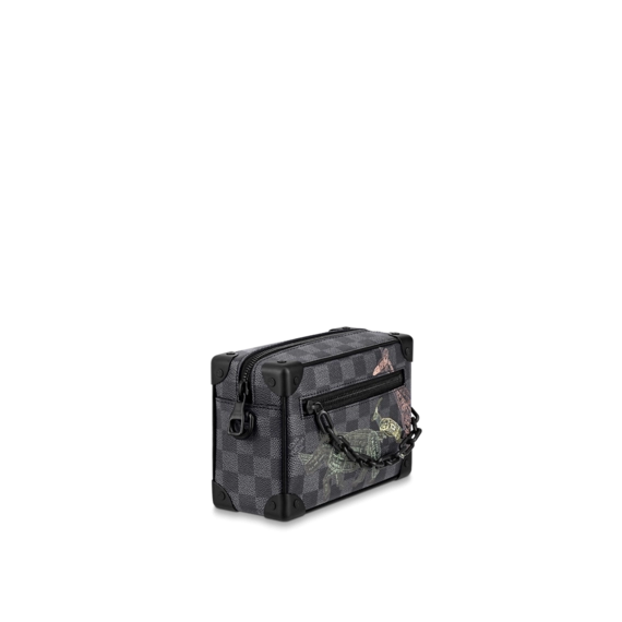 Be fashion-forward with a Louis Vuitton Mini Soft Trunk for men.
