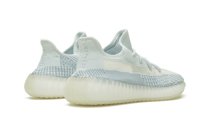 Fashionable Yeezy Boost 350 V2 Cloud White - Reflective Shoes for Men