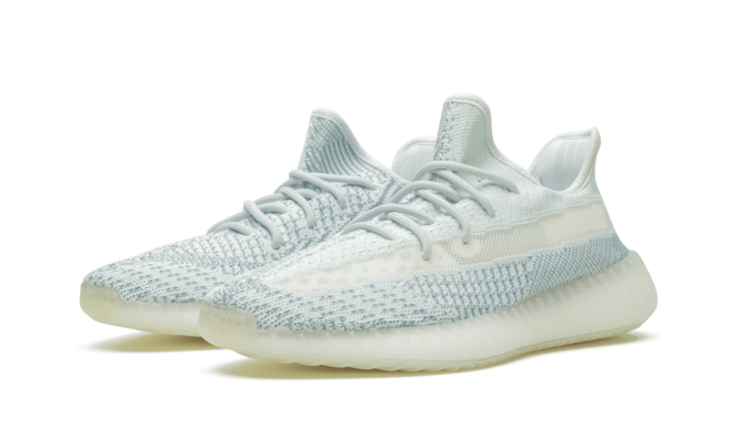 Fashion White Yeezy Boost 350 V2 - Reflective Shoes