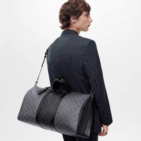 Make a Statement with a Louis Vuitton Keepall Bandouliere 50 for Men.
