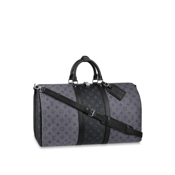 Keep Up With the Latest Trends with a New Louis Vuitton Keepall Bandouliere 50 for Men.