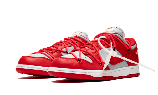 Exciting New Women's Nike Dunk Low: Off-White & University Red