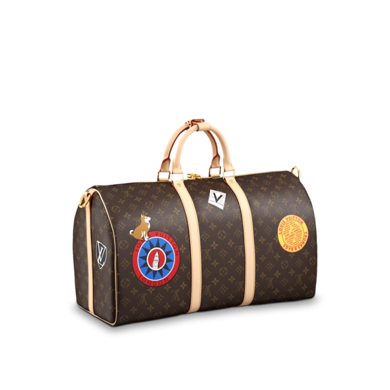 Get the New Louis Vuitton Keepall Bandouliere 50 My LV World Tour at a Discounted Price