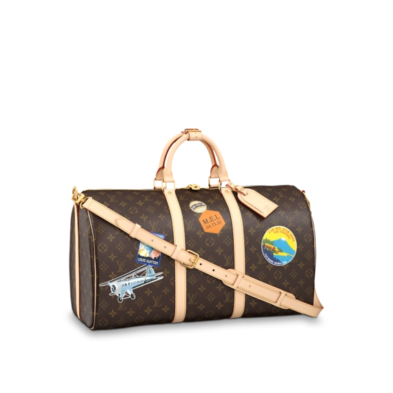 Women's Louis Vuitton Keepall Bandouliere 50 My LV World Tour - Now on Sale!