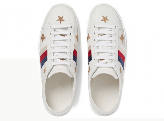 Gucci Ace with bees and stars