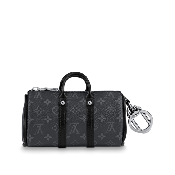Original Outlet Sale on Louis Vuitton Mini Keepall Bag Charm & Key Holder for Men.