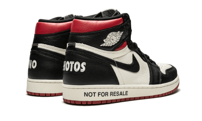 Get New Women's Red Not For Resale Air Jordan 1 Retro High OG Sneakers