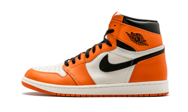 Air Jordan 1 Retro High OG Reverse Shattered Backboard SAIL/BLACK-STARFISH for men - Buy now at outlet.