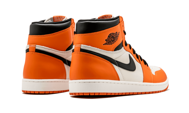 Shop the Air Jordan 1 Retro High OG Reverse Shattered Backboard SAIL/BLACK-STARFISH men's shoes - Buy from outlet.