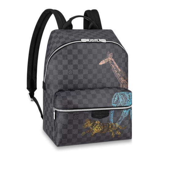Buy the new Louis Vuitton Discovery Backpack at the outlet store for men.