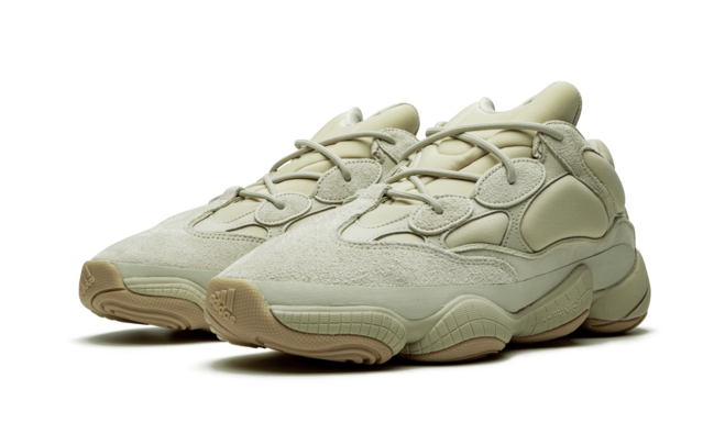 Alt Text: Don't Miss Out - Buy the Yeezy 500 - Stone for Men Now at Our Outlet Sale.