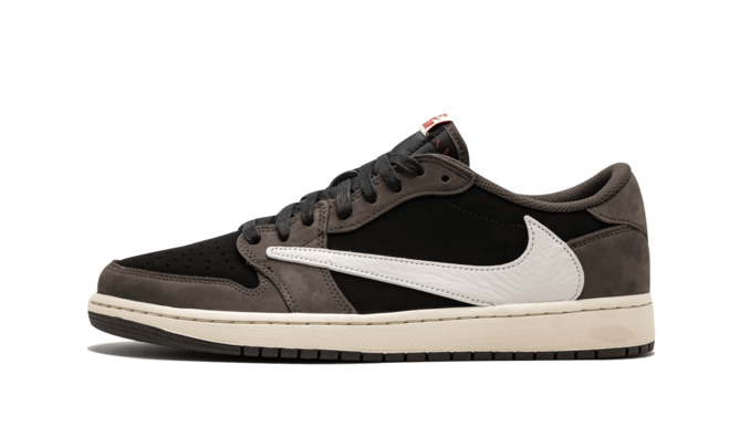 Women's Air Jordan 1 Low Travis Scott - BLACK/SAIL-DARK MOCHA/UNIVERSI at New Outlet.