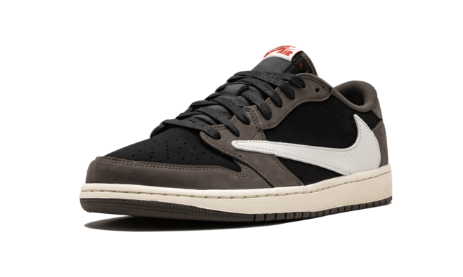 Outlet's bestseller - Men's New Air Jordan 1 Low - Travis Scott BLACK/SAIL-DARK MOCHA/UNIVERSITY.