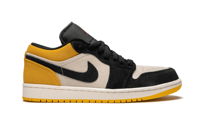 For Sale - Men's New Athletic Shoes - Air Jordan 1 Low University Gold Sail/Gym Red and University Gold