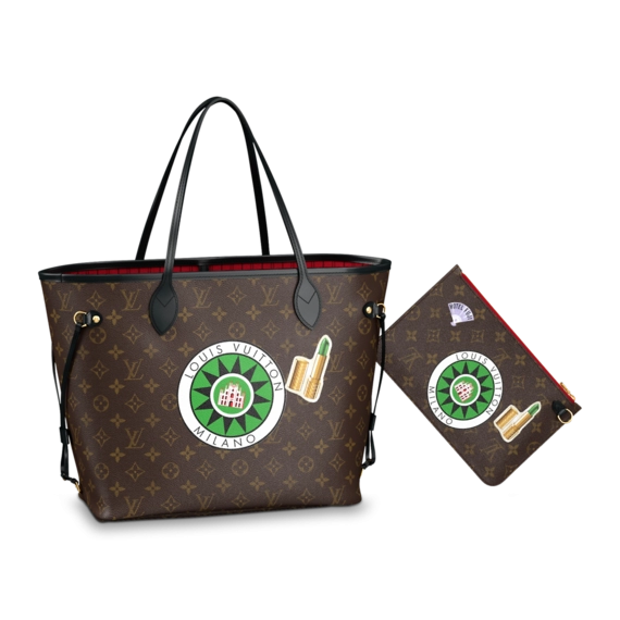 Start Your LV World Tour with the Louis Vuitton Neverfull MM - New and Original.