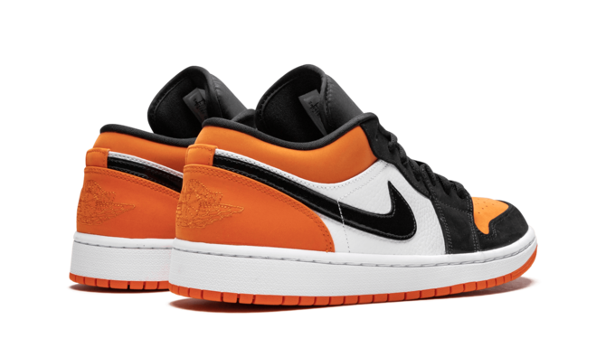 Women's Air Jordan 1 Low Shattered Backboard Black/White-Starfish - the Hottest Look in New Sneakers