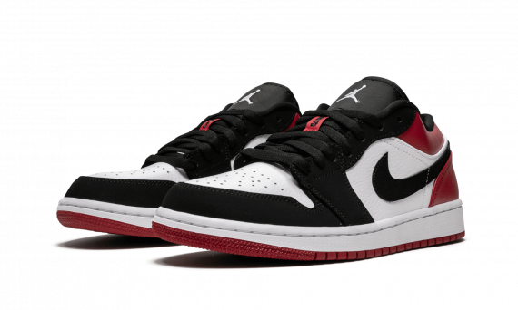 Air Jordan 1 Low - Black Toe WHITE/BLACK-GYM RED