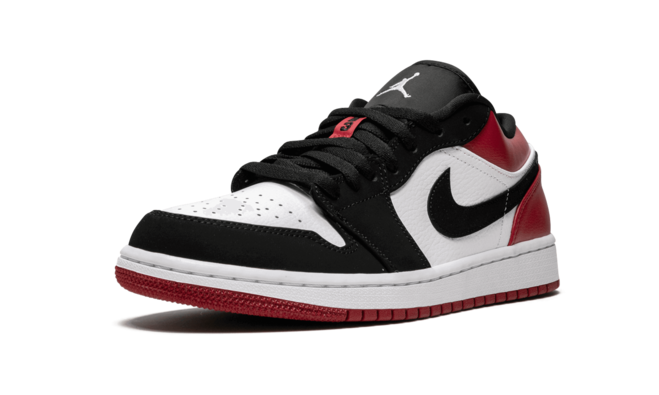 Get Comfortable Now, Purchase Women's AIR JORDAN 1 LOW-BLACK TOE White/Black-Gym Red Originals  Now!