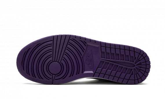 Air Jordan 1 Low - Court Purple WHITE/BLACK-COURT PURPLE