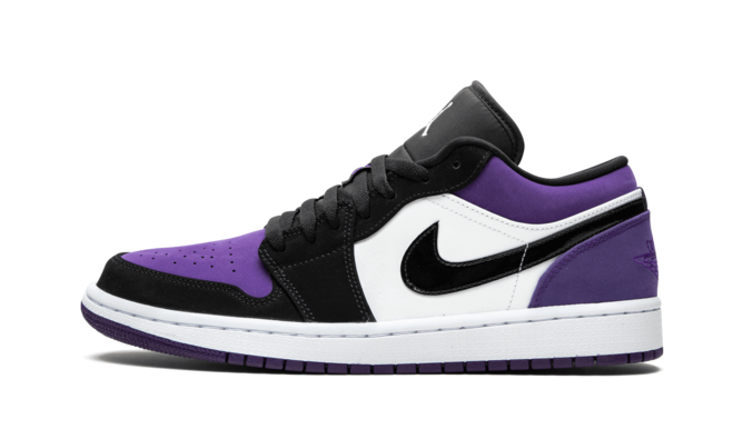 Air Jordan 1 Low Court Purple Sneakers for Men - Buy from our Store