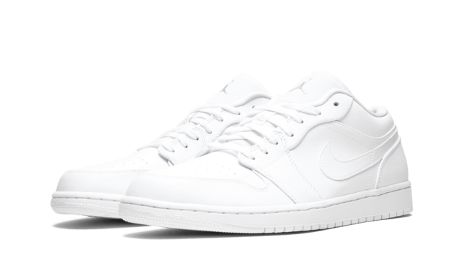 Women's Air Jordan Low 1 Original Style- White Metallic Silver Sale