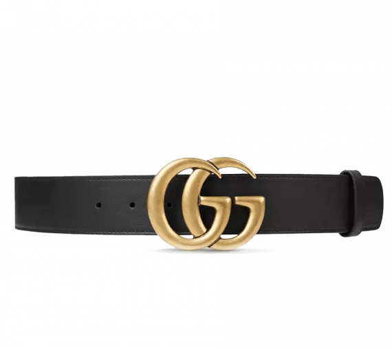 Gucci Double G Buckle Belt for Men - Leather Belt with Stylish Buckle for Buyers and Outlet Shopping