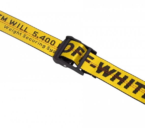 Yellow Carryover industrial belt  