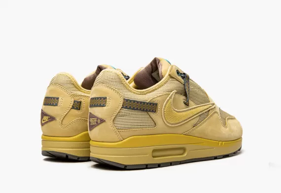 Shop the Nike Air Max 1 - Travis Scott - Saturn Gold for Men.