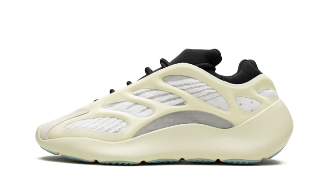 Shopper buying Yeezy Boost 700 V3 Azael shoes for men on sale.