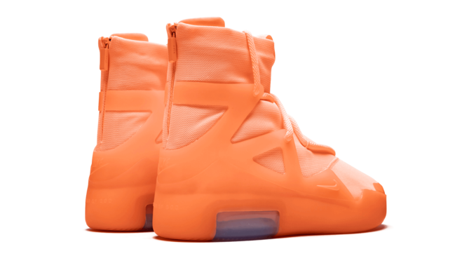 Be the First to Own New Men's Nike Air Fear of God 1 - Orange Pulse