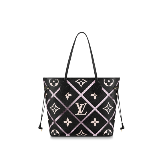 Unwrap a special new original Louis Vuitton Neverfull MM for women.