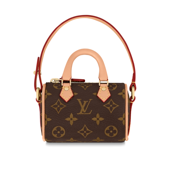 A stylish new Louis Vuitton Speedy Monogram Bag Charm for sale, perfect for the fashionable woman.