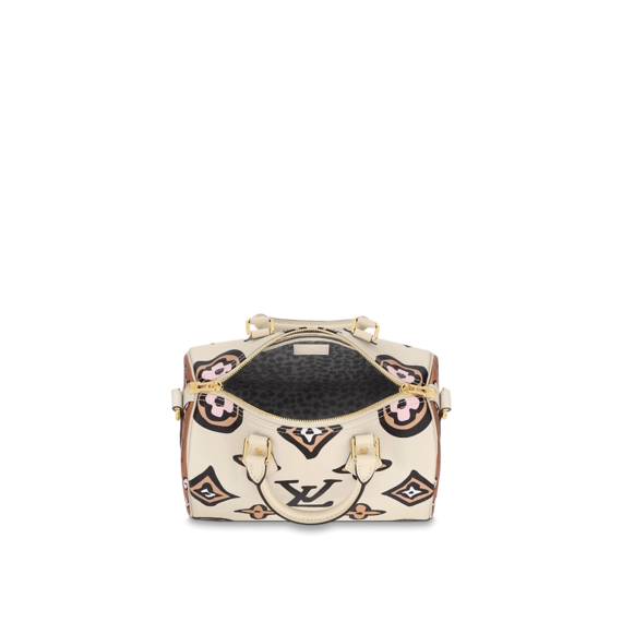 Get the Original Louis Vuitton Speedy Bandouliere 25 Cream for Women!