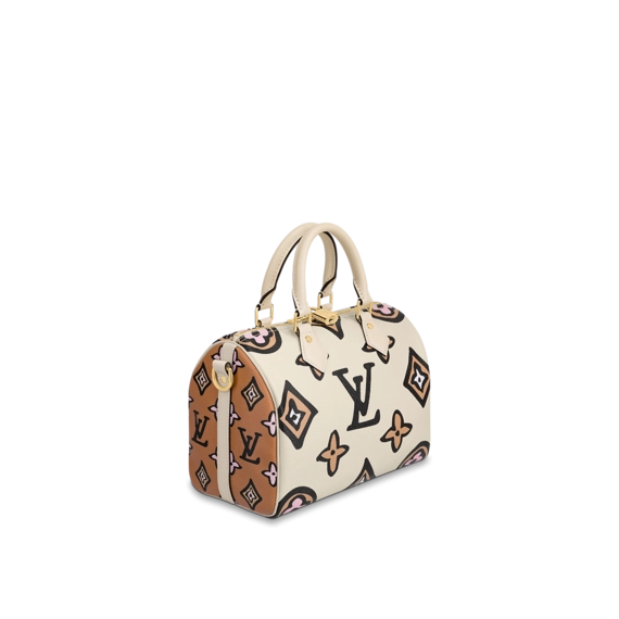 Shop Louis Vuitton Speedy Bandouliere 25 Cream at the Outlet!