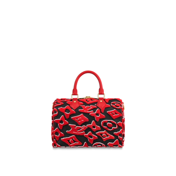 Find Women's Louis Vuitton LVxUF Speedy Bandouliere 25 Black / Red | Outlet Store