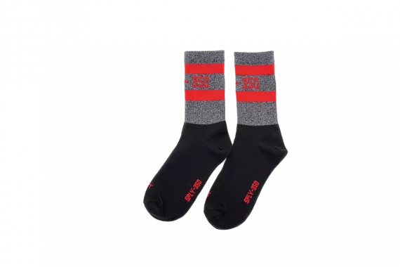 Yeezy Sply-350 Black Reflective Socks