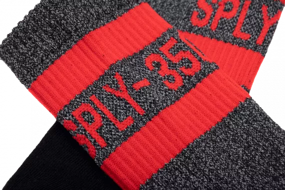 Yeezy Sply-350 Black Reflective Socks