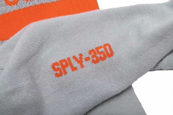  Yeezy Sply-350 Gray Reflective Socks