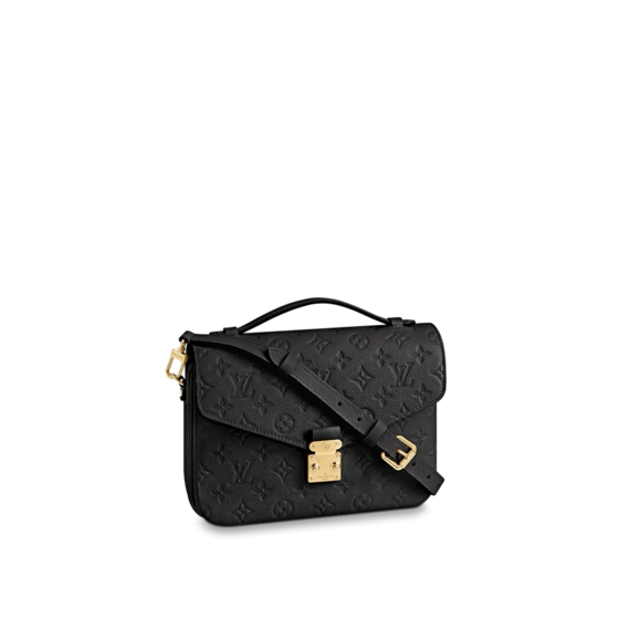 Women's Louis Vuitton Pochette Metis Black - Original