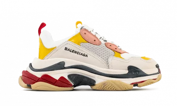 Women's Balenciaga Triple S White/ Ecru/Black - Buy Now