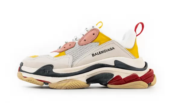 Balenciaga Triple S  White/ Ecru/ Black