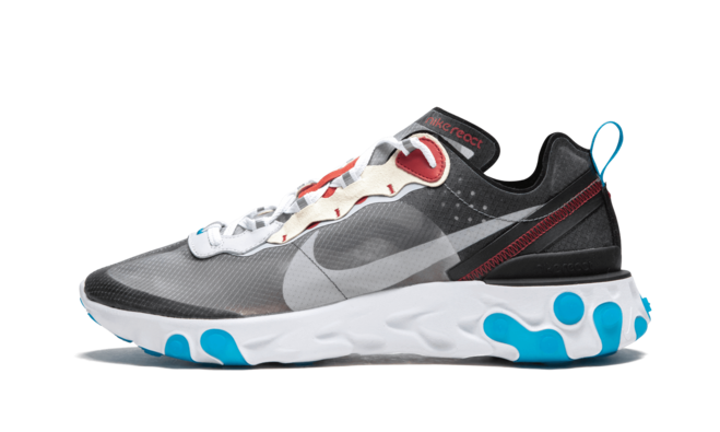 Men's Nike React Element 87 Dark Grey - Outlet