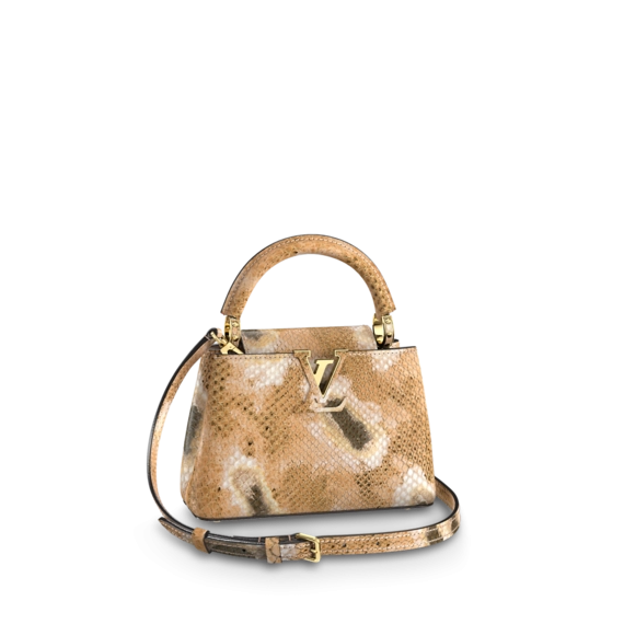 Louis Vuitton Capucines Mini Golden at the Outlet - Women