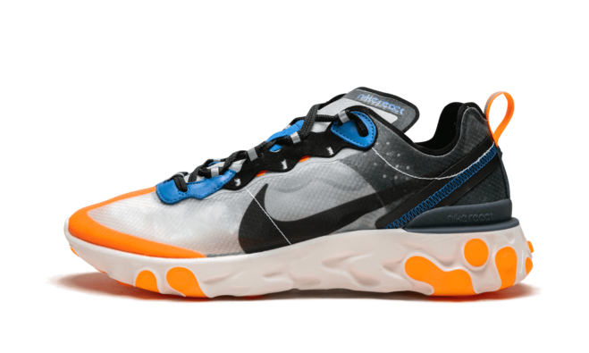 Alt - Nike React Element 87 - Thunder Blue - Outlet Men's Shoes