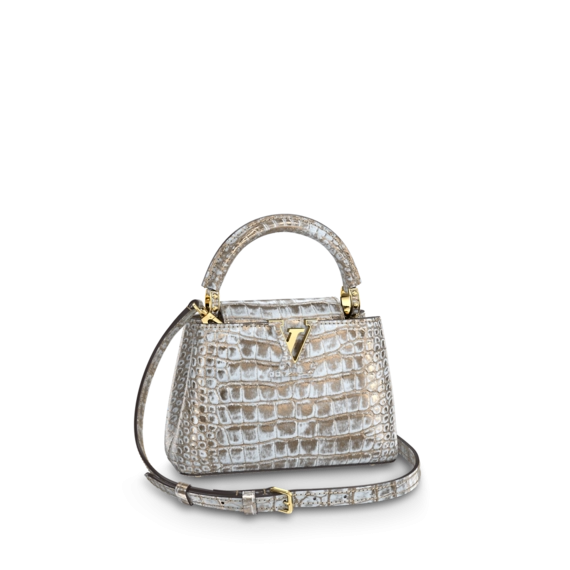 Look New with Louis Vuitton Capucines Mini Golden/Brown: Buy Now!