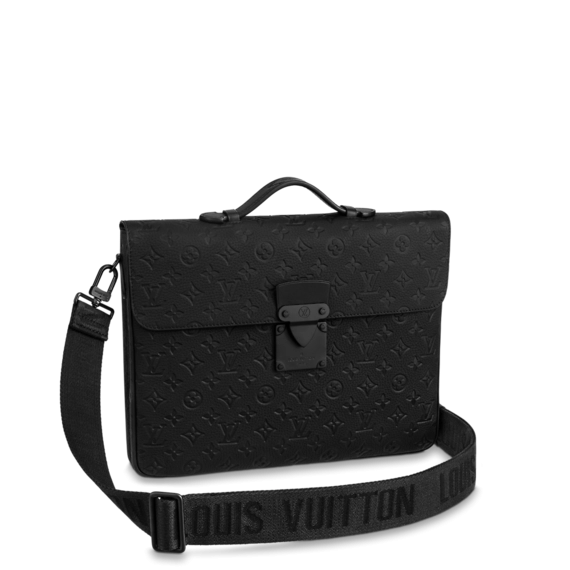 Louis Vuitton S Lock Briefcase, original outlet for men