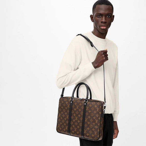 New Louis Vuitton Porte-Documents Voyage PM - Men's Luxury Accessories
