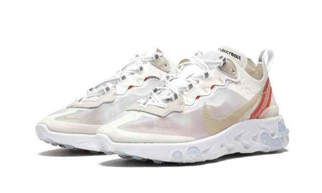 Get your men's Nike React Element 87 Sail Light Bone-White on sale.